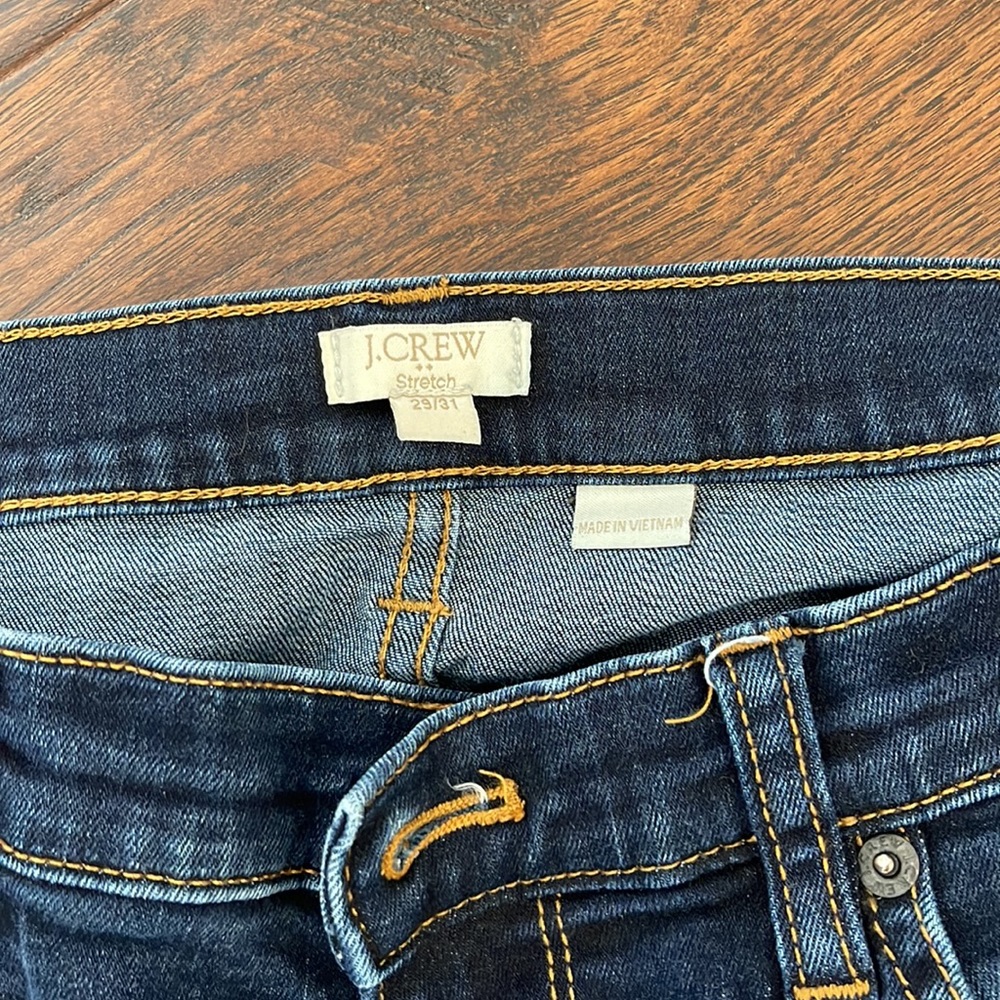 J. CREW stretch jeans sz 29 - Picture 2 of 9